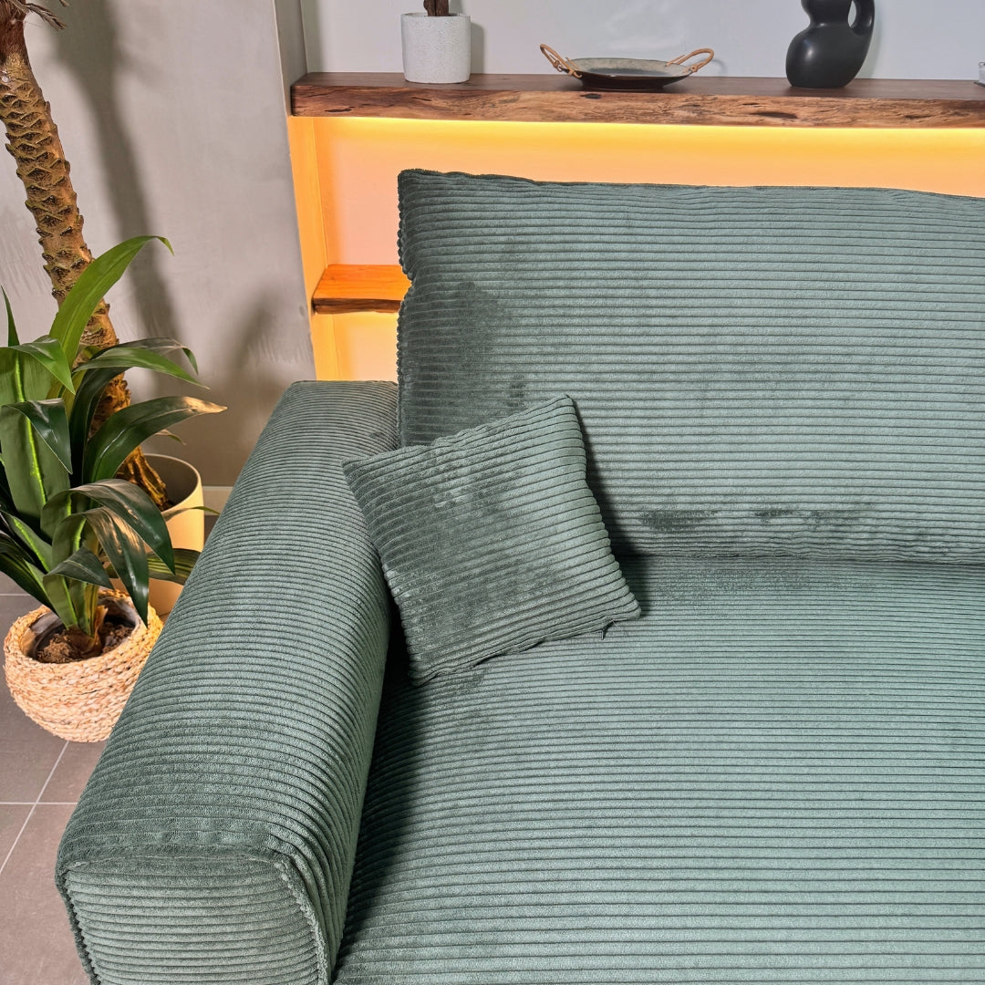 Sofá cama de 4 plazas con chaise longue - Lauren