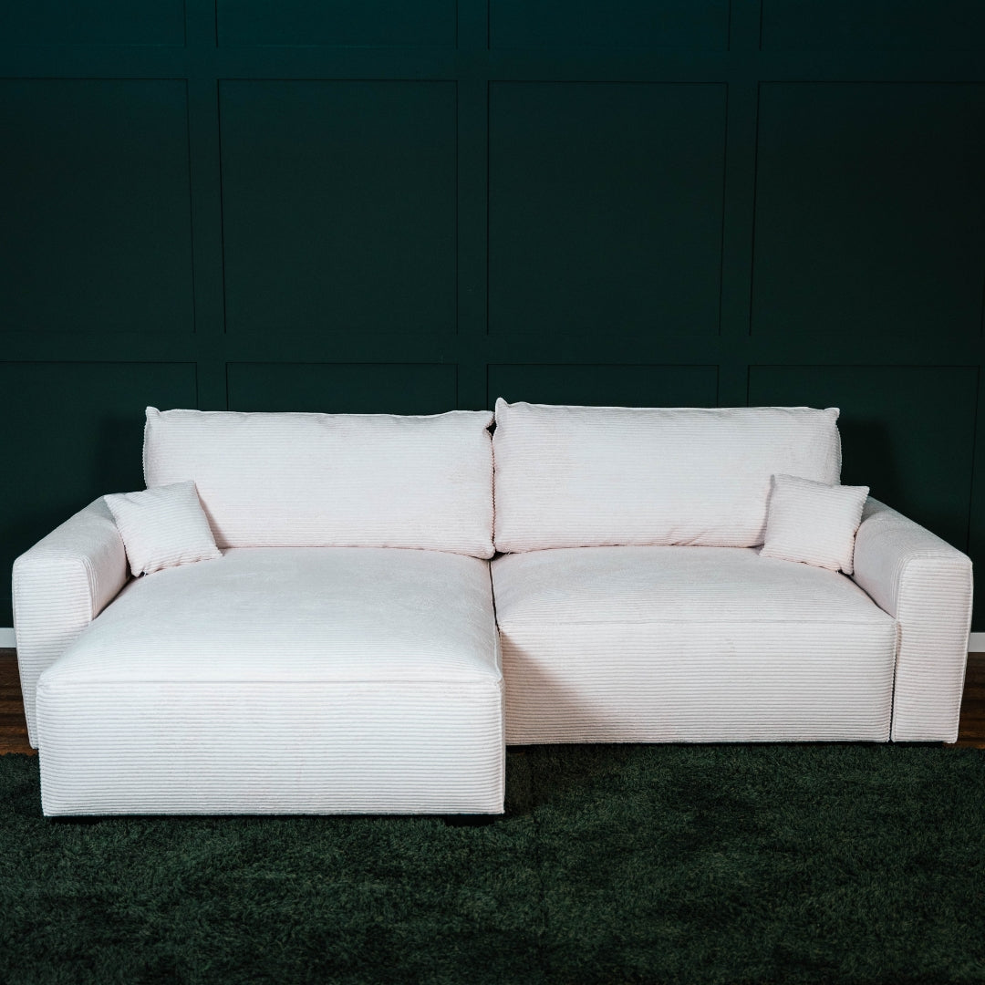 Sofá cama de 4 plazas con chaise longue - Lauren