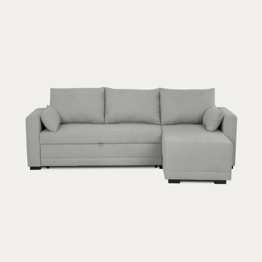 Sofá cama de 3 plazas con la lengua reversible de Chaise