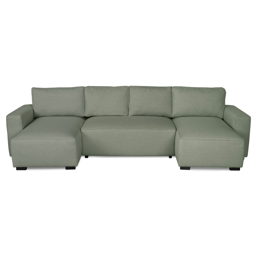 Sofá cama de 5 plazas con chaise longue panorámica - Jordania