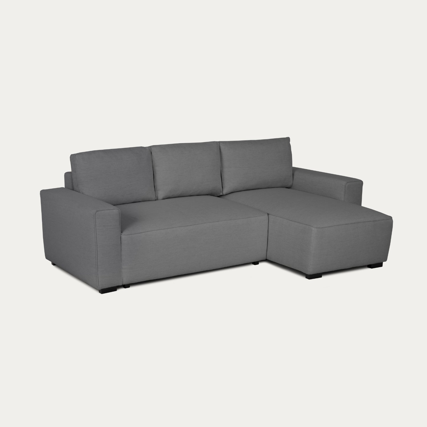 Sofá cama de 4 plazas con chaise longue reversible - Jade