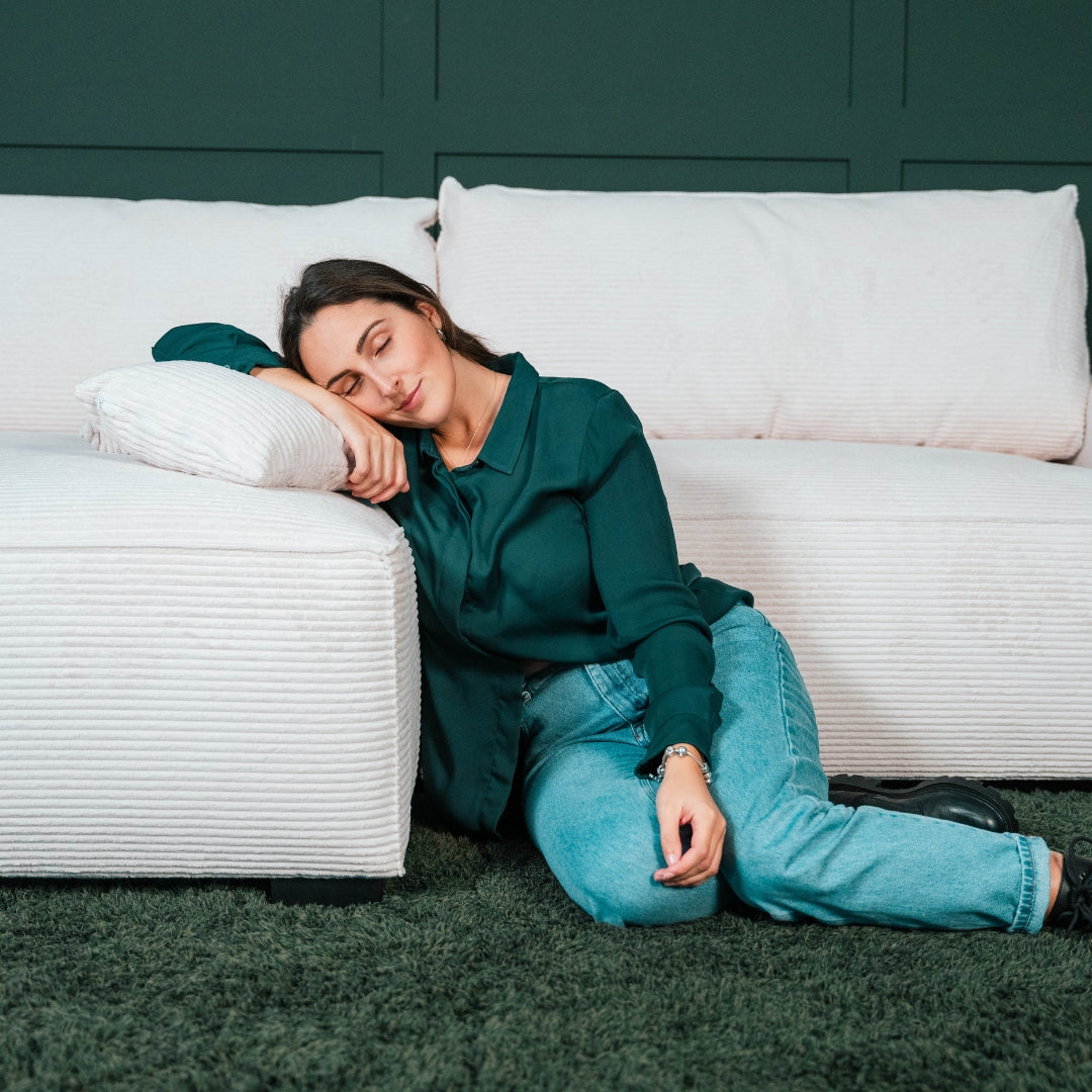 Sofá cama de 4 plazas con chaise longue - Lauren