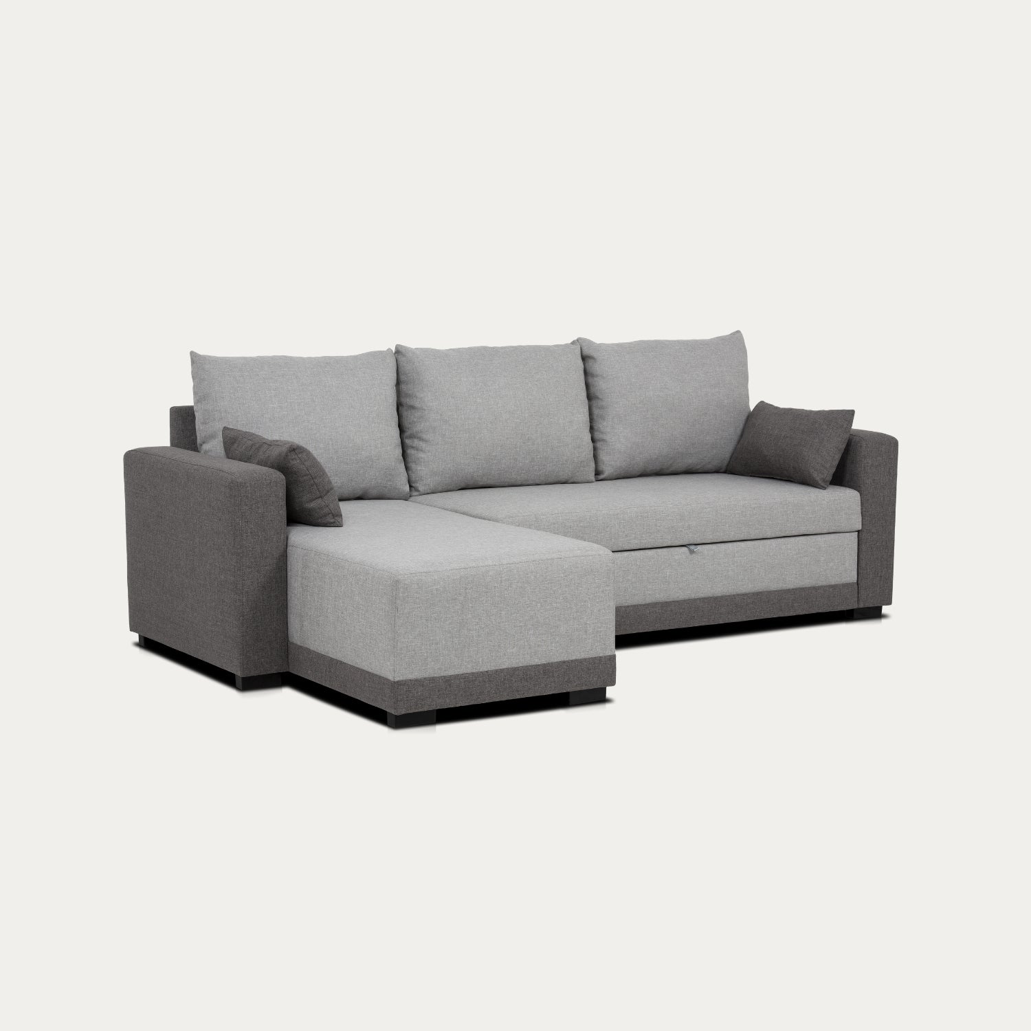 Sofá cama de 3 plazas con la lengua reversible de Chaise